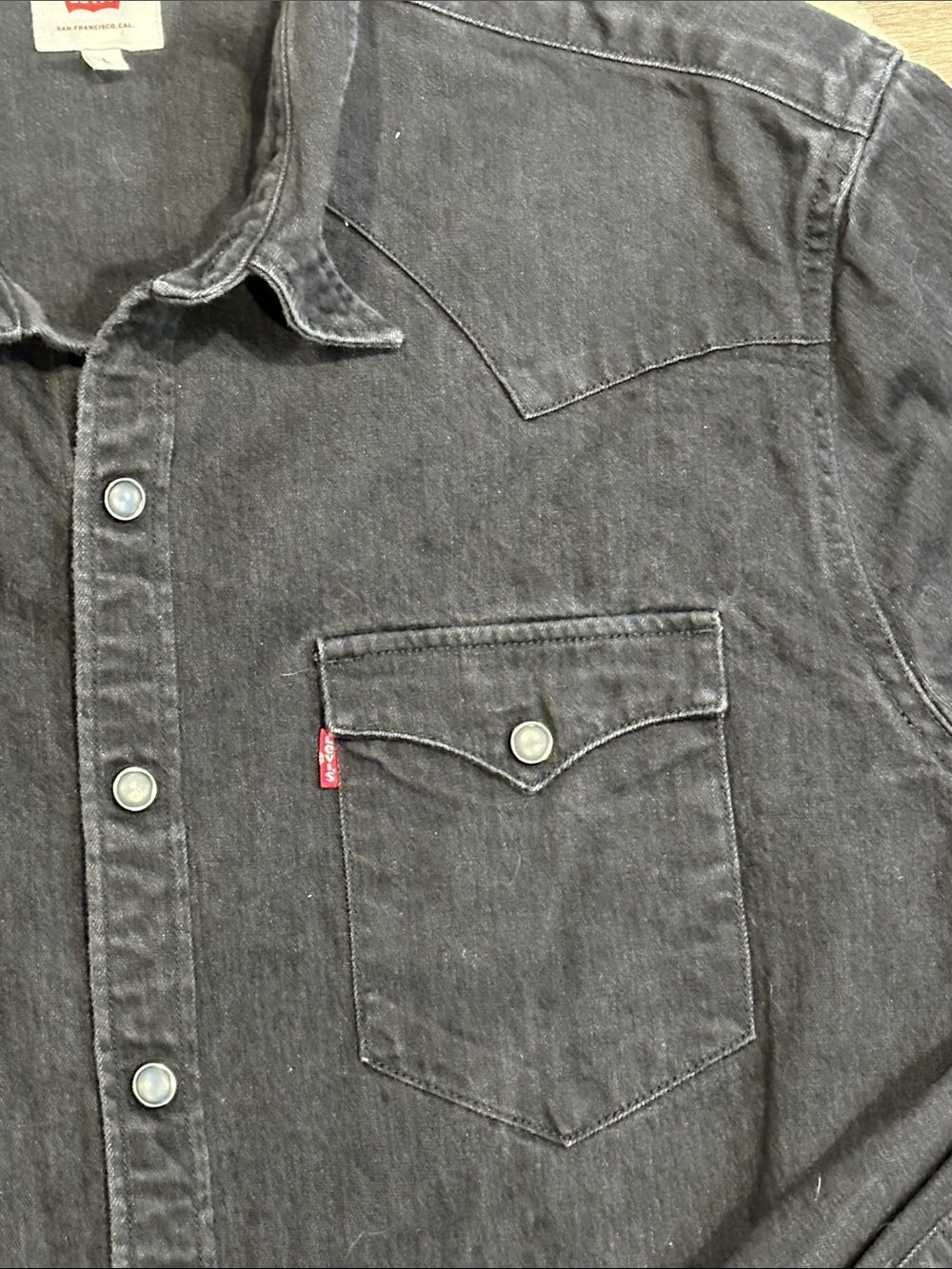 Levi’s Classic Denim Western Standard Fit Shirt